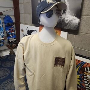 Nascar Patch Crewneck Sweatshirt - Cream